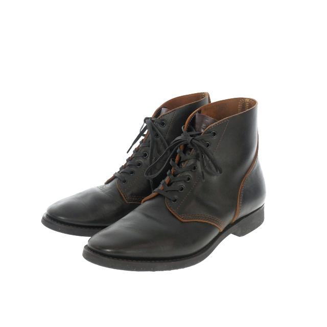 ルア LUA × スクーブ SKOOB 別注 M-43 レースアップブーツ レザー 靴 8D ブラック 黒 SKB-009SP メンズ拍卖