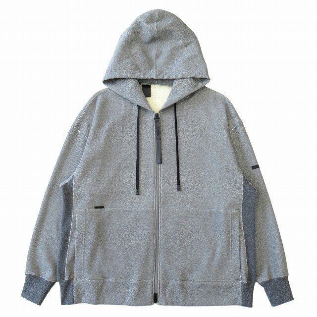 美品 22AW ミスターハリウッド N.HOOLYWOOD ジップアップ パーカー スウェット ジャケット ブルゾン 裏起毛 2222-CS01-010 サイズ36拍卖