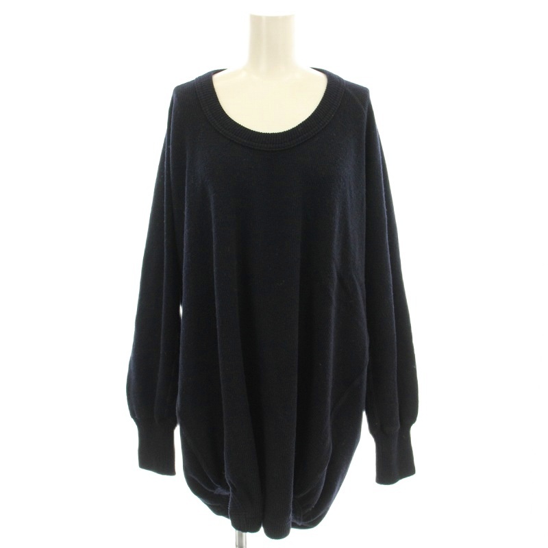 ズッカ zucca ニット ZU83JJ114 チュニック ウール ナイロン混 長袖 S 黒 ブラック /☆G ■BM レディース拍卖