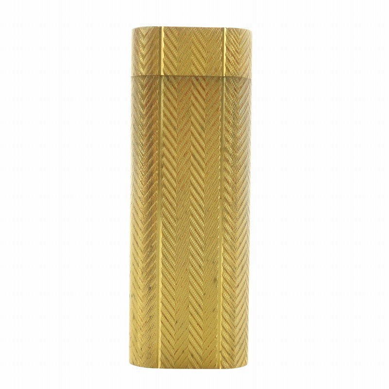 カルティエ Cartier ライター ガスライター タバコ 喫煙具 オーバル 総柄 ゴールド色 /XZ ■OH ■GY18 その他拍卖