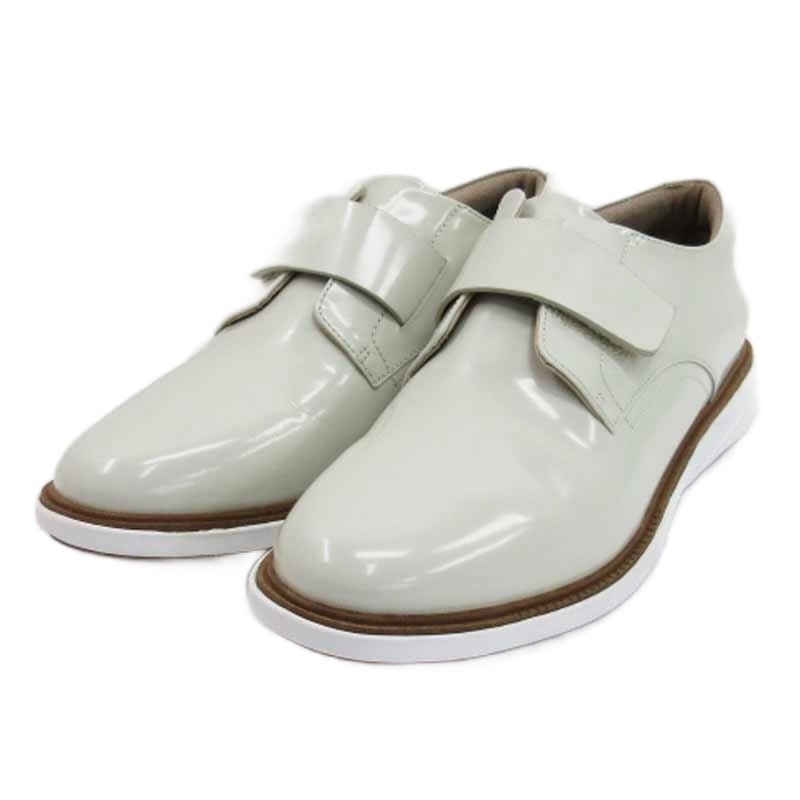 コールハーン COLE HAAN GRANDEVOLUTION グランドエボリューション モダン モンク シューズ レザー ベルト オプティック ホワイト 6 1/2 23拍卖