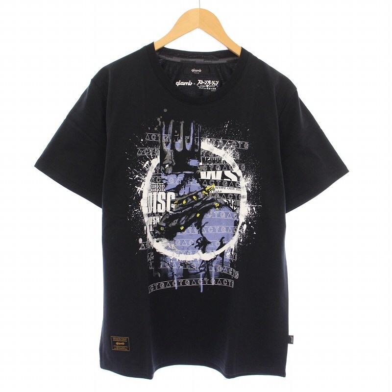 未使用品 グラム glamb タグ付き JOJO ジョジョの奇妙な冒険 ストーンオーシャン ホワイトスネイクTシャツ 半袖拍卖