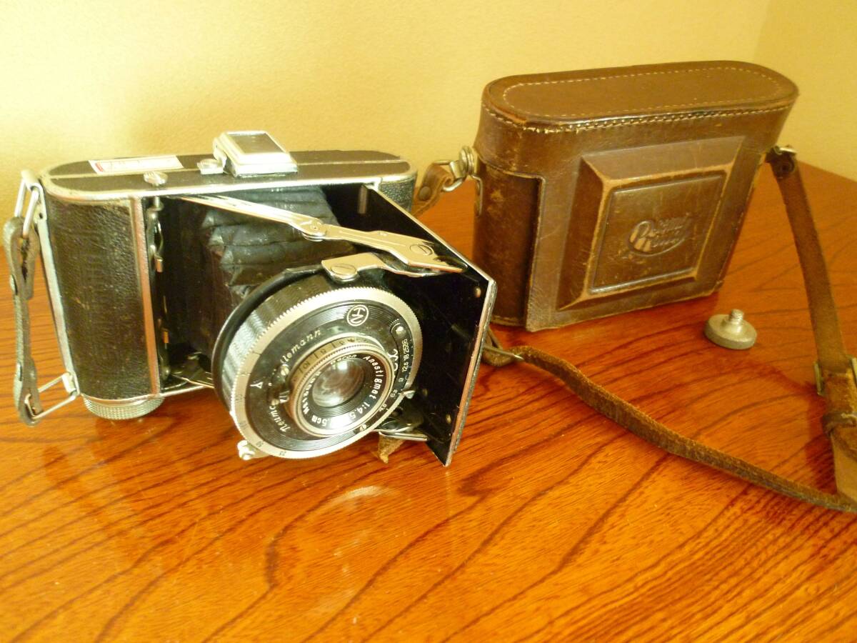 【即決】RULEX ルーレックス 蛇腹カメラ カメラ ケース付き 古道具 アンティーク 昭和レトロ インテリア インダストリアル拍卖