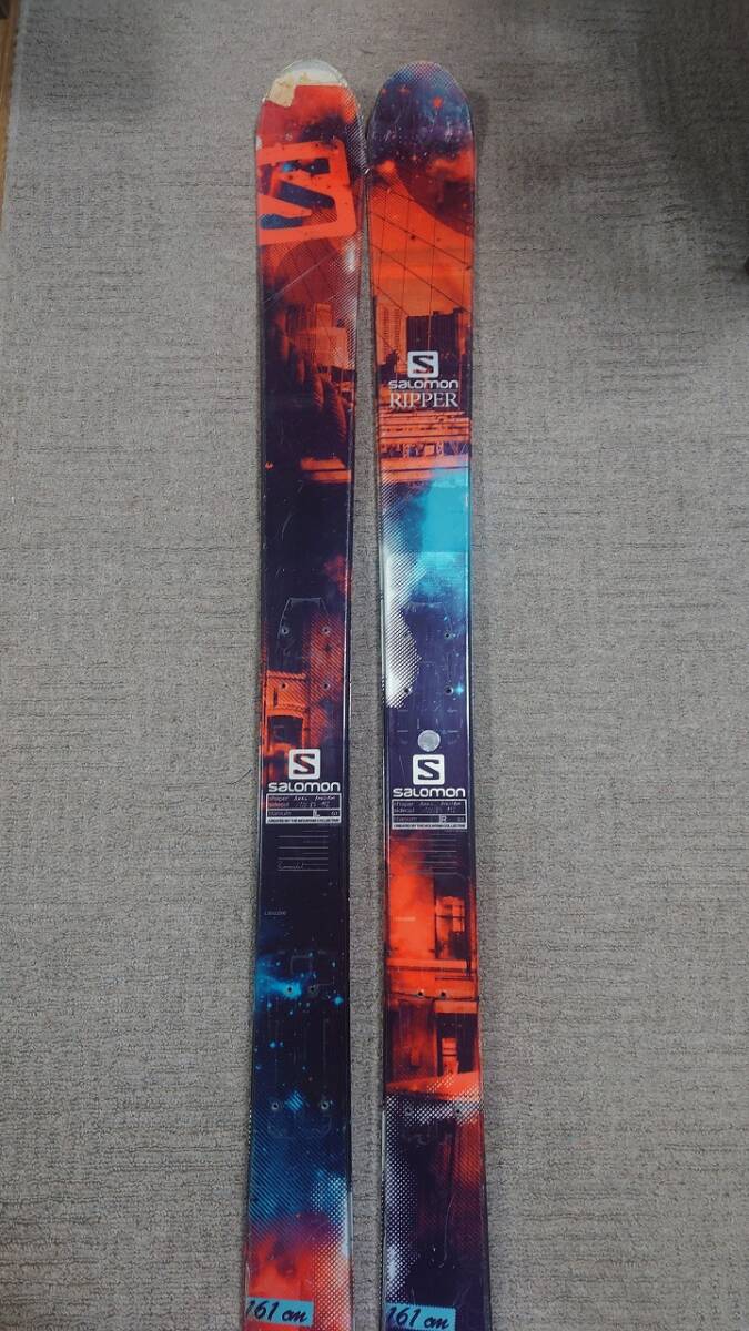 SALOMON RIPPER 161cm 122-85-112 ※板のみ ※表面補修済み拍卖