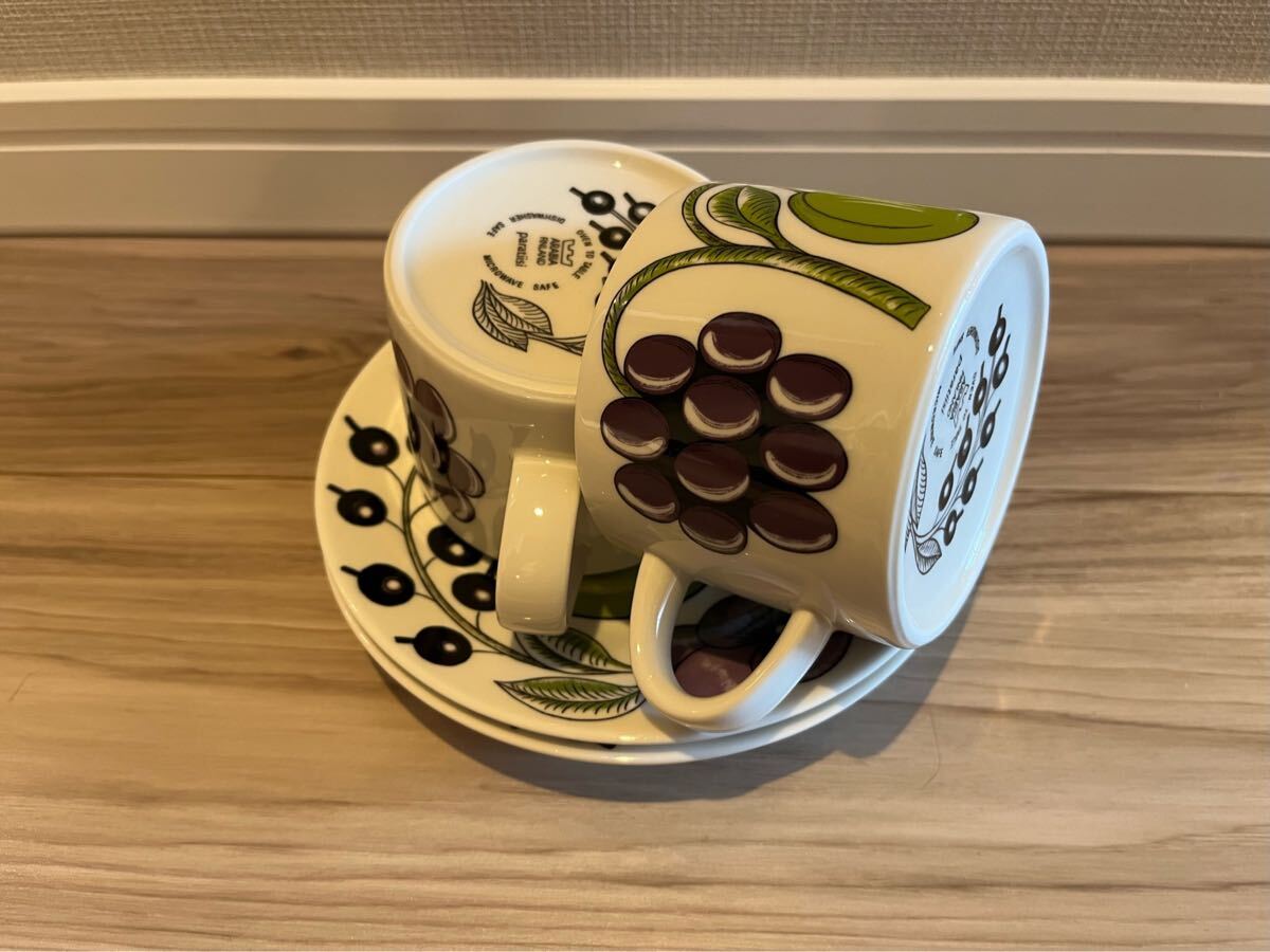 アラビア カップアンドソーサー パラテイッシ 2客 Arabia paratiisi拍卖