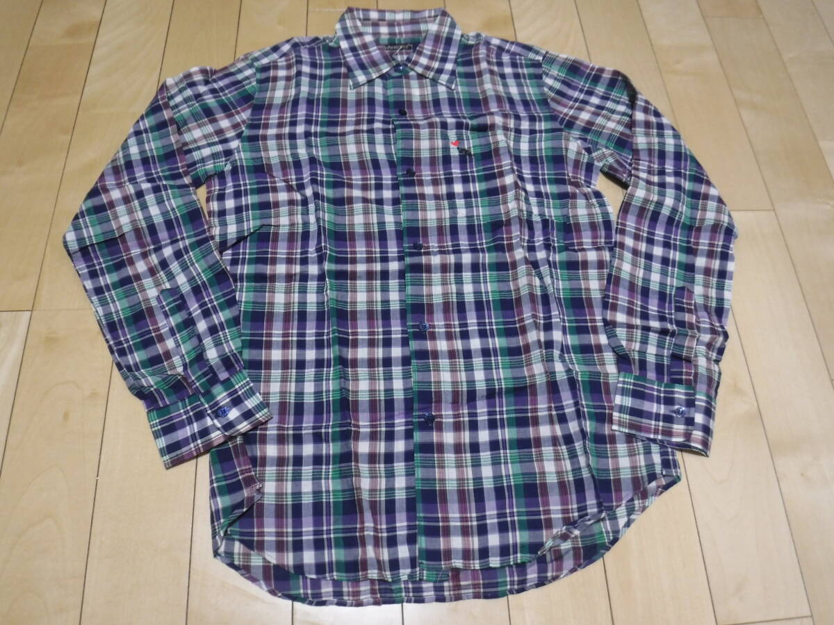 新品 BOHEMIANS ボヘミアンズ マドラスチェック 長袖シャツ サイズM 拍卖