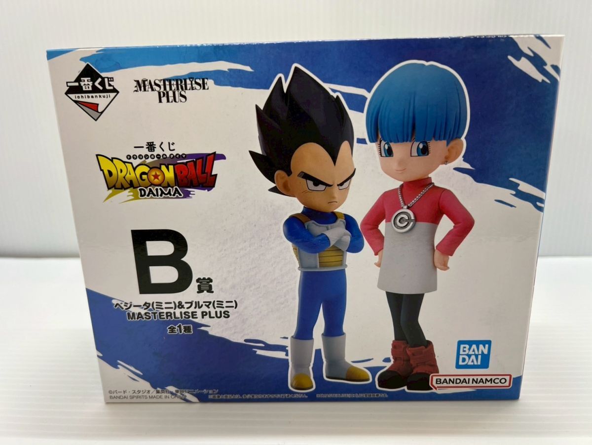 SD494-250924-055【未開封】一番くじ ドラゴンボール DAIMA B賞 ベジータ(ミニ) & ブルマ(ミニ) MASTERLISE PLUS拍卖