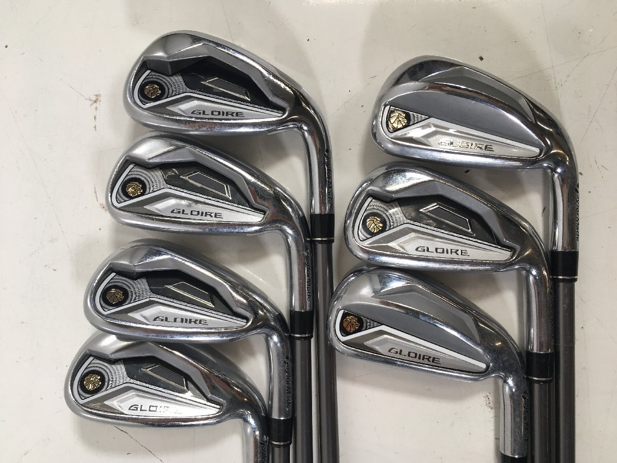 TaylorMade テーラーメイド GLOIRE グローレ アイアン 4-9 A 7本セット フレックス SR ゴルフクラブ ユーズド拍卖