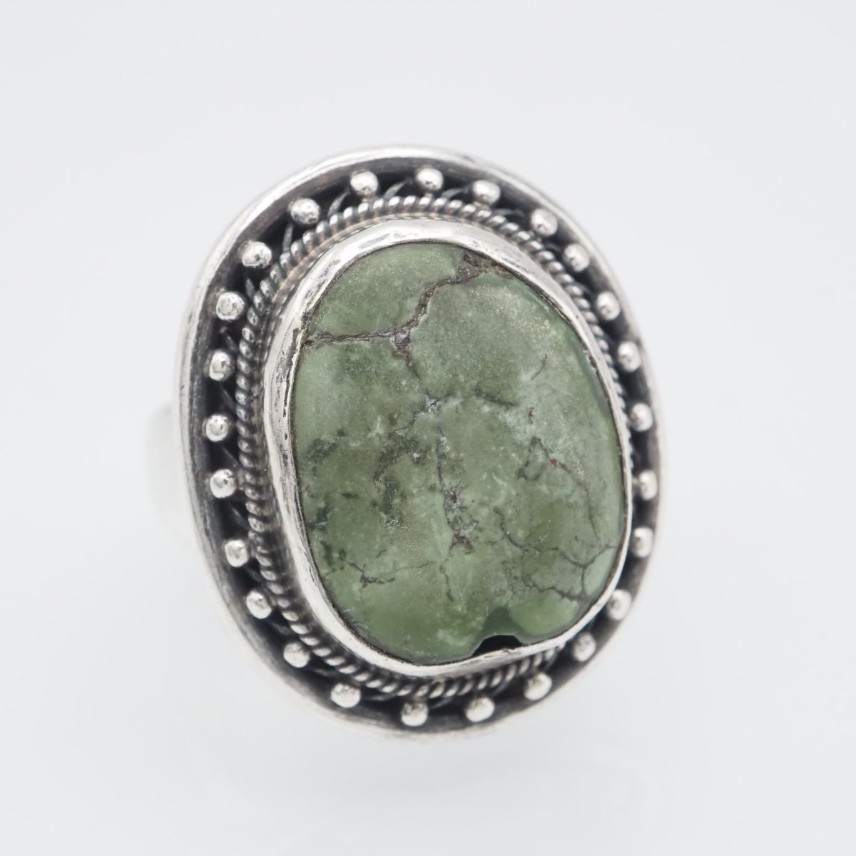 C728 ターコイズ トルコ石 925刻印 リング デザイン シルバー 指輪 ヴィンテージ 12月誕生石 17号拍卖