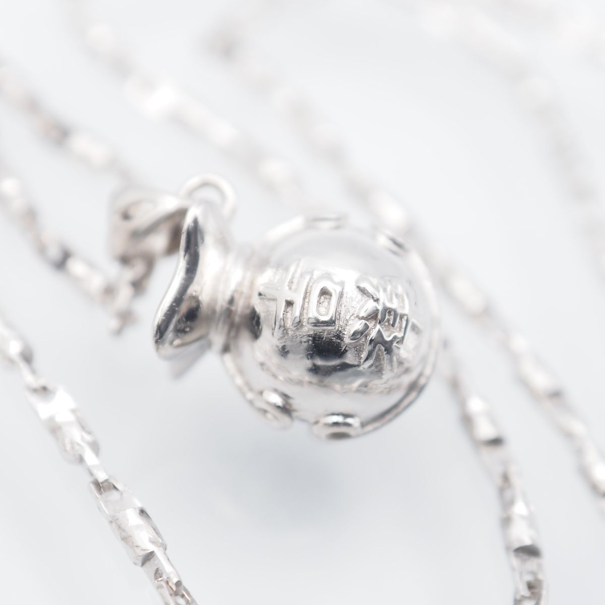 F519 ヴィンテージ S925刻印 ペンダント ネックレス 吉祥如意 袋 デザイン シルバー拍卖