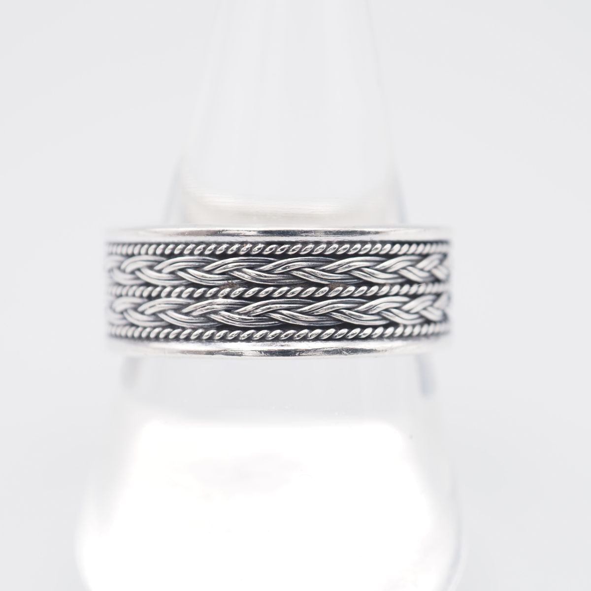 F727 ヴィンテージ 925刻印 リング デザイン シルバー 指輪 24号拍卖