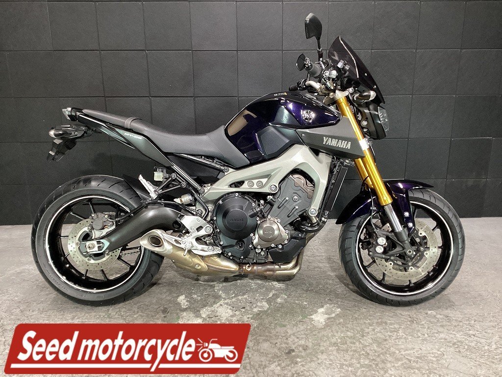 MT-09★極美車★車検残(R9年9月迄)・即納可・前後タイヤ新品!・MRA製スクリーン・モード切替・低金利ローン・3気筒・MT09・RN34J cy1658拍卖