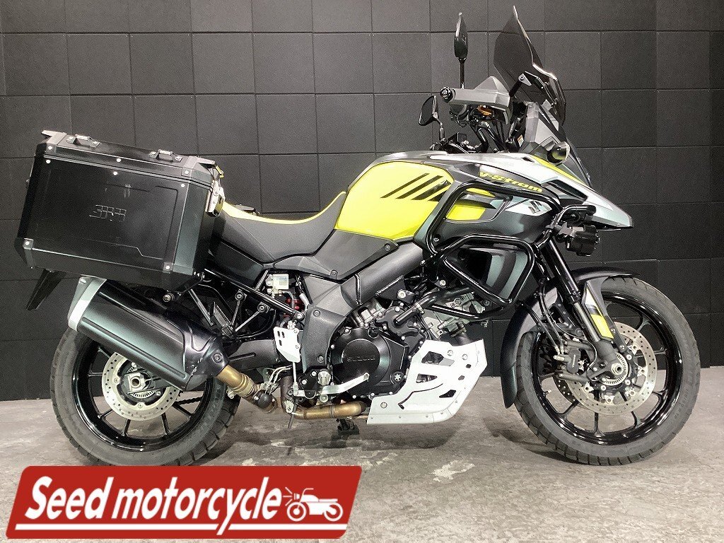 Vストローム1000★美車★車検残(R8年8月迄)・即納可・GIVI製サイドパニア・ETC・エンジンガード・グリップヒーター・低金利ローン cs1867拍卖