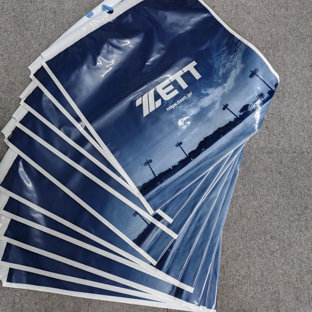 ★値下げしました! 新品 ゼット ZETT ショッピング・ランドリー袋 約53×48cm 10枚セット 拍卖