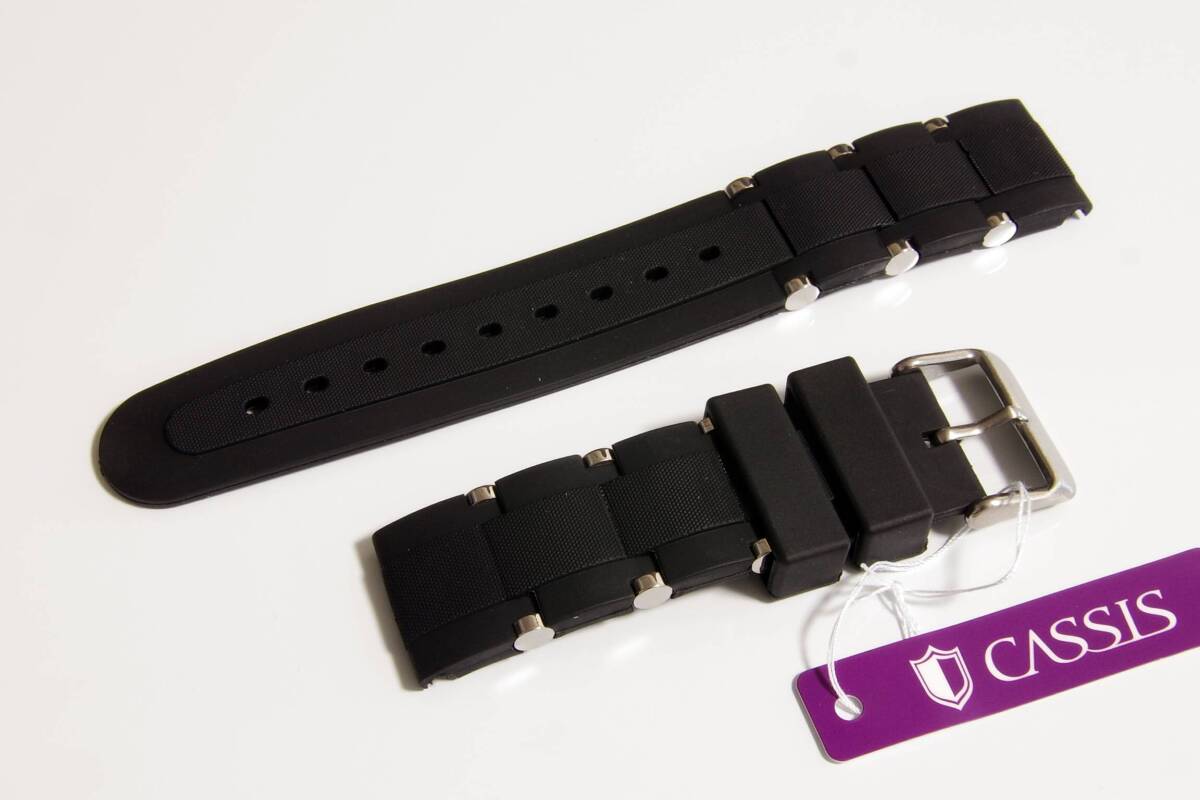 【送料無料・バネ棒付】20mm幅 カシス MONTPELLIER(モンペリエ) ブラック ウレタン完全防水拍卖