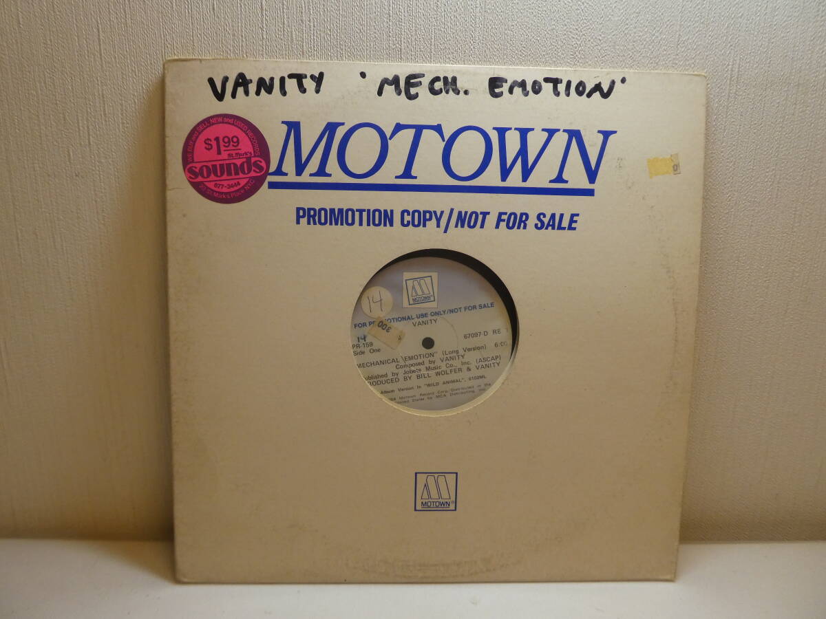 即決!Promo Onlyプロモ・オンリー12インチシングル!Princeプリンス関連!Vanity ヴァニティ / Mechanical Emotion拍卖