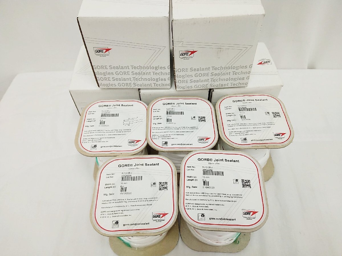 GORE ゴア ジョイントシーラント RJ10-08-J 5個セット 10x8m PTFE製 ガスケット シール材 シーリング材 / 名古屋発9-73△拍卖