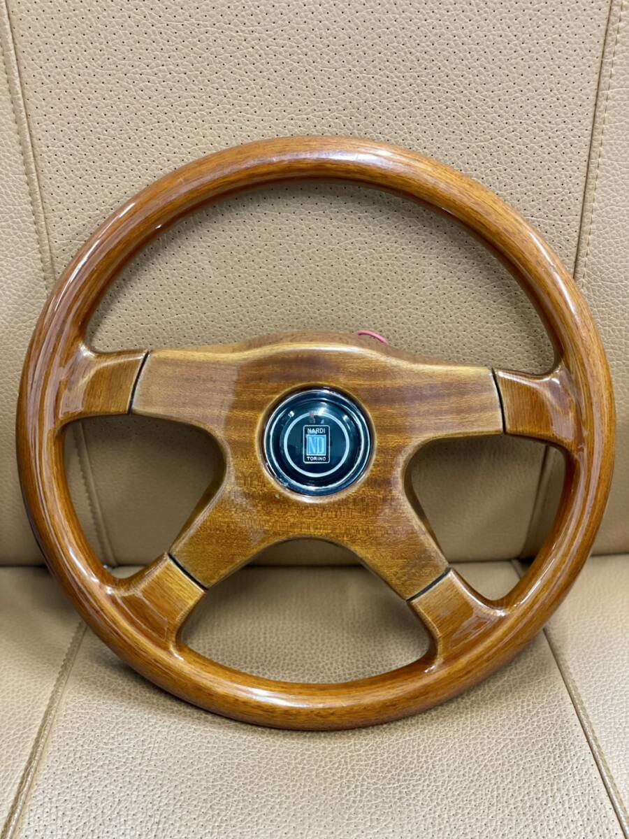 当時物! ナルディ クラシックハンドル イタリア製 外径36㎝ 動作未確認 長期保管品 ジャンク 現状 ハンドル ステアリング拍卖