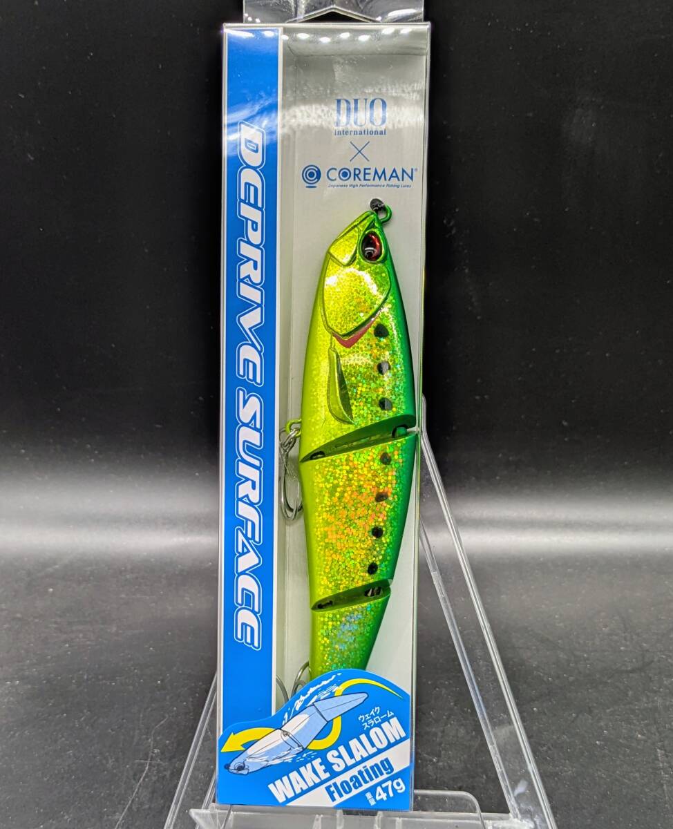 送料込み DUO×COREMAN デプライブサーフェス グリーンチャートイワシ デュオ コアマン シーバス拍卖
