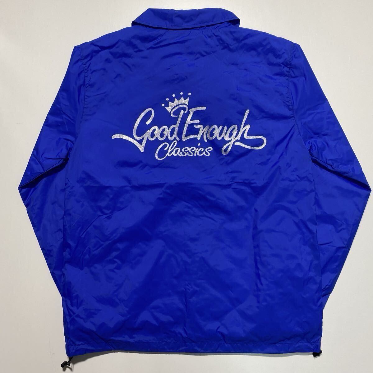 【M】GOODENOUGH NYLON COACHES JACKET BLUE グッドイナフ ナイロン コーチ ジャケット ブルー (GE-171002) G106拍卖