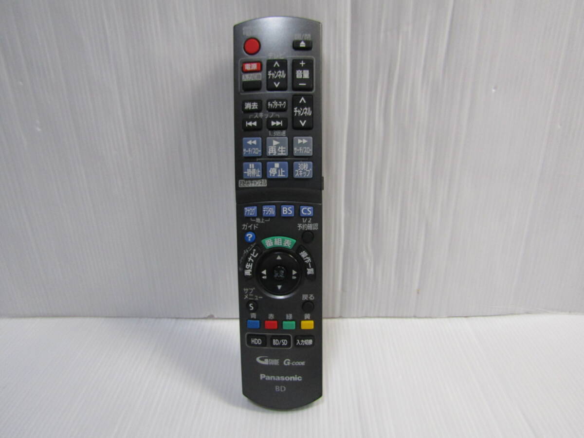 A2458 Panasonic パナソニック DVD リモコン N2QAYB000188拍卖