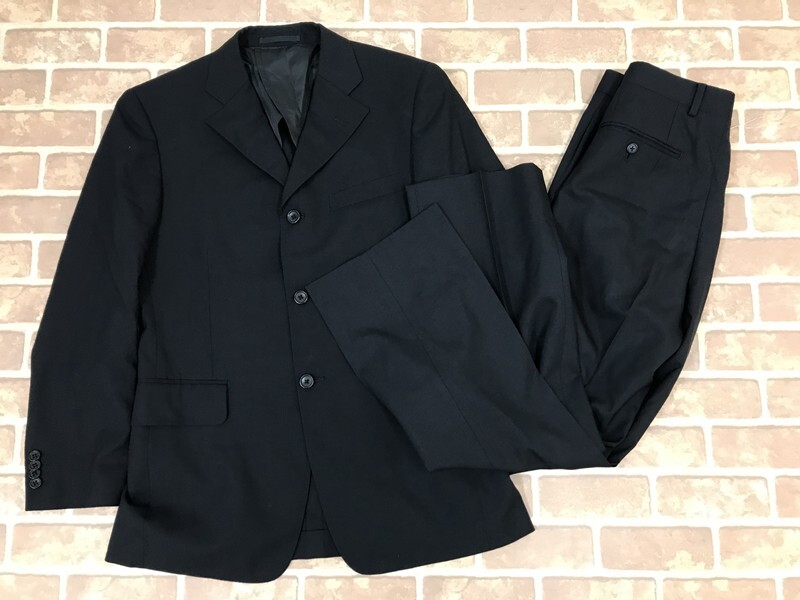 4452 メンズ 【P.S.FA】 シングルスーツ 3B 春夏用 ネームなし サイズ:90A4 色:黒拍卖