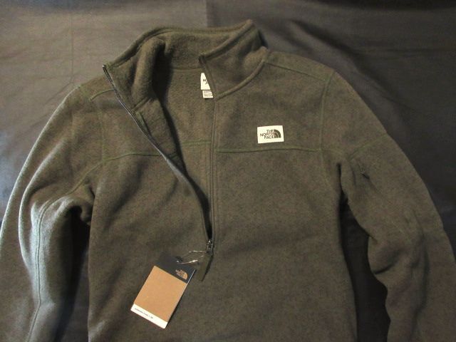 本物正規◆ノースフェイス◆ニット ハーフジップ フリース PCH GORDON LYONS■S■杢カーキ グリーン■新品/アメリカ限定/BOXロゴ/7D0拍卖