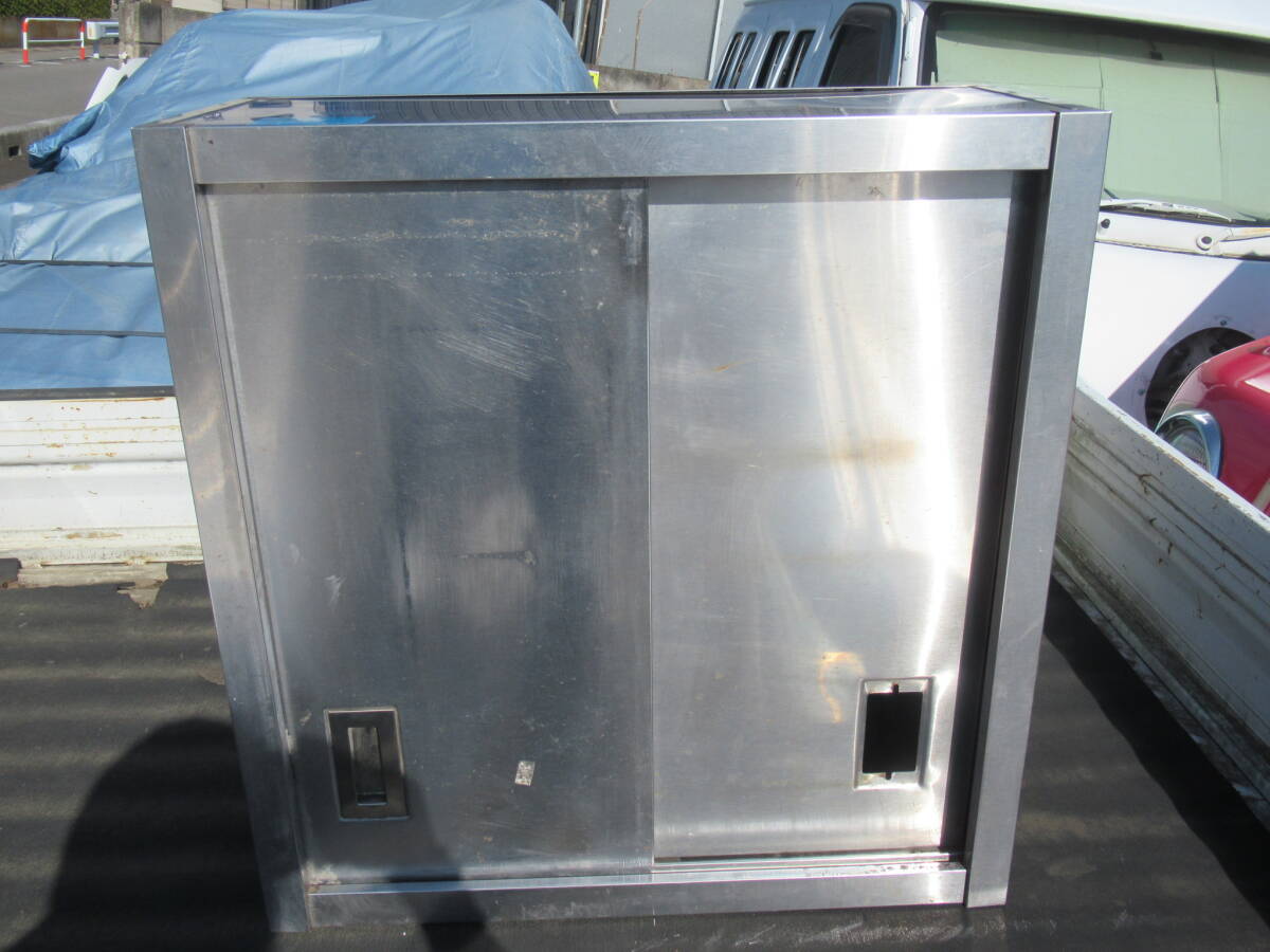 即決⑧ 750×320×700 厨房 タニコー tanico 丸善 食器棚 食器故 タナ ステンレス 食器棚拍卖