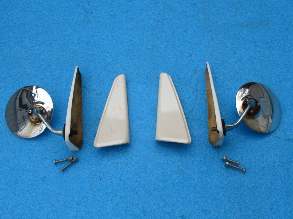 即決 超希少 レア スバル旧規格サンバー(KV KS)専用 FRP製社外ドアミラー 左右セット 軽トラック サイドミラー ビス&内装カバー付拍卖