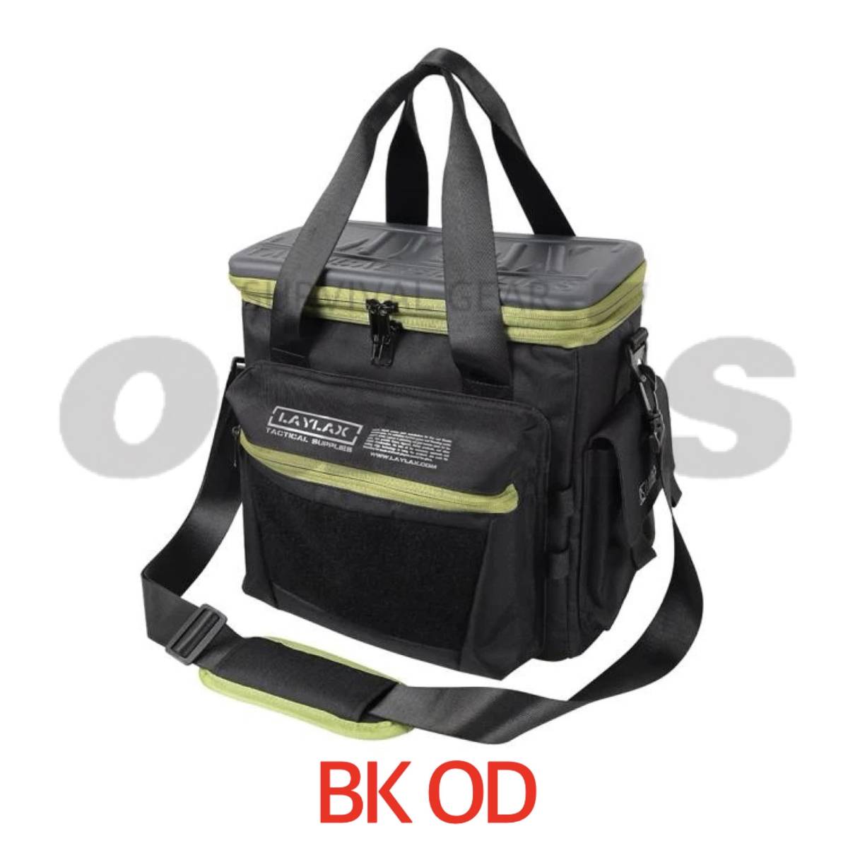 LAYLAX セミハードレンジバッグ BK OD ガンケース フィッシングバック ショルダーバック 東京マルイ のハンドガン収納できます拍卖