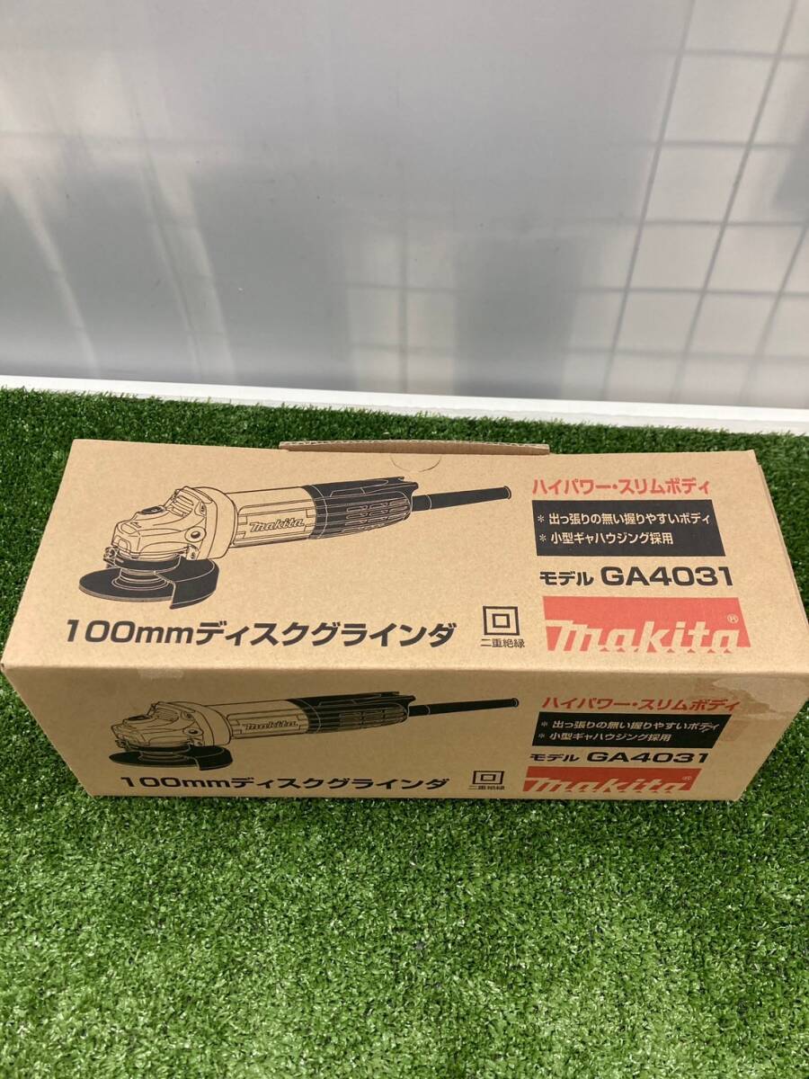 【未使用品】【0924】★makita(マキタ) 100㎜ ディスクグラインダ 高速型 GA4031 IT4I6103T6NY拍卖