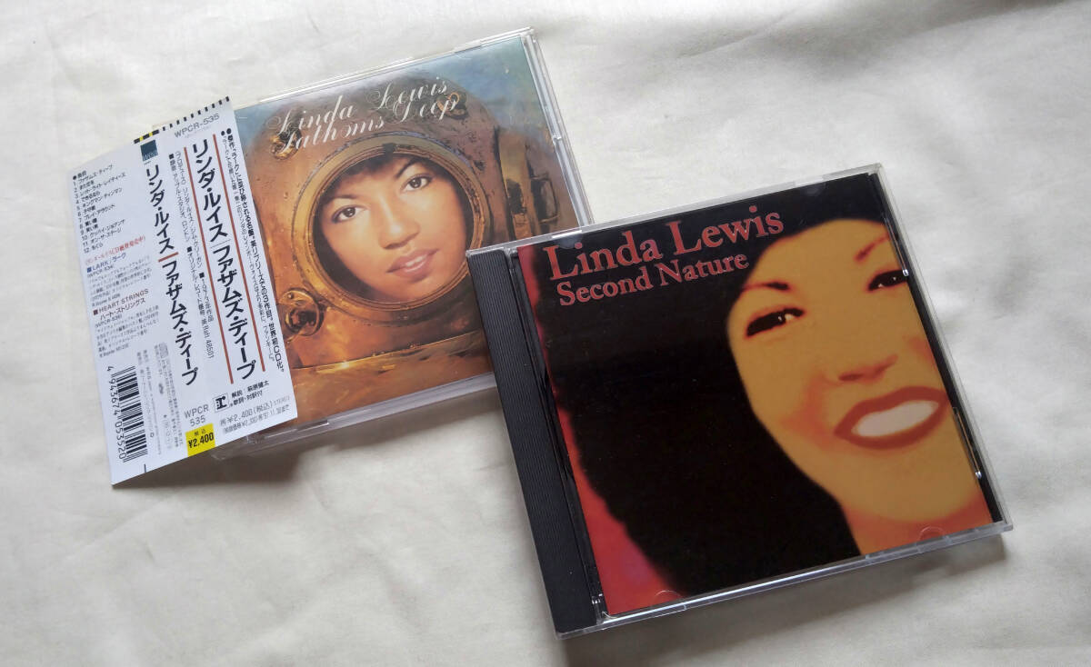【JPN&UK/2CD】LINDA LEWIS/リンダ・ルイス『FATHOMS DEEP(帯付)』RIPRISE/WPCR-535『Second Nature』TURPIN/TPN-3CD■国内&輸入盤/送料込拍卖