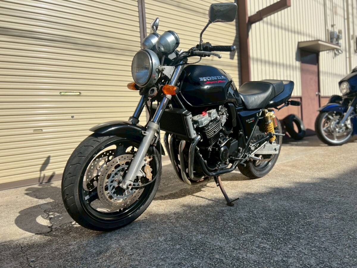 大阪堺発 ホンダ CB400SF NC31 バージョンS ブラック 黒 社外 マフラー ショート菅 Ver.S HONDA スーフォア スーパーフォア 中古車拍卖
