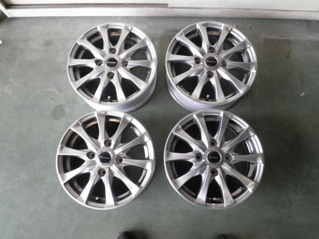 NV200 バネット デリカD3 14インチ 5J +42 4H114.3 エクスター 4本セット スタッドレスにも 福岡 北九州 引取OK 拍卖