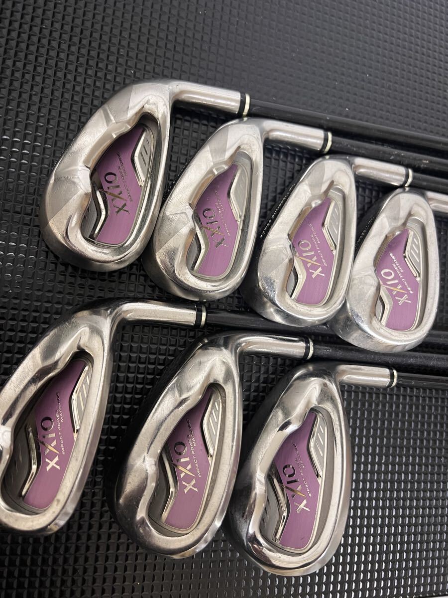 ゼクシオ XXIO 2010 レディースアイアン 7本セット MP600L Frex-L 2010 5〜PW.SW拍卖