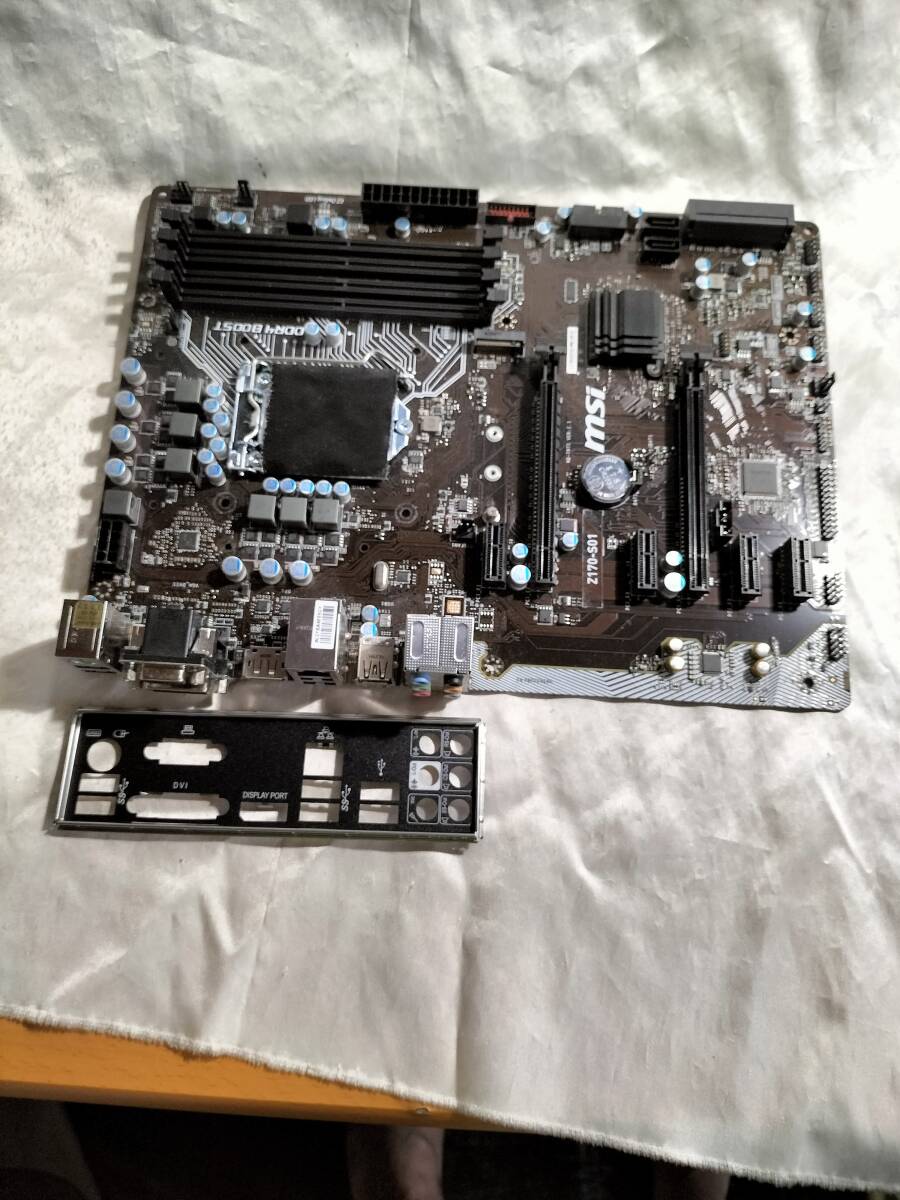 ★MSI Z170-S01 LGA1151 Z170 ATX●マザーボード拍卖