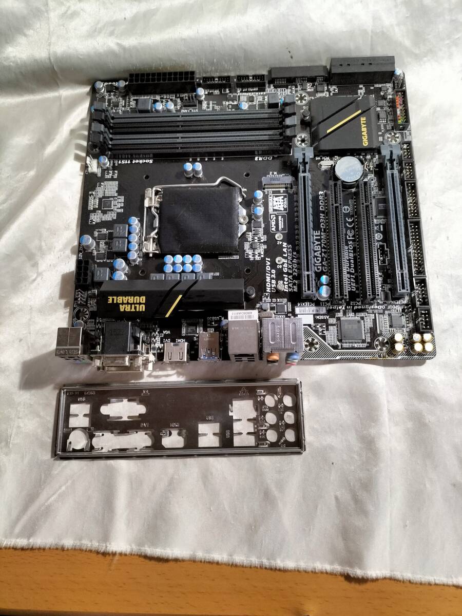 ★GIGABYTE GA-Z170M-D3H DDR3 LGA1151 Z170 MATX●マザーボード拍卖