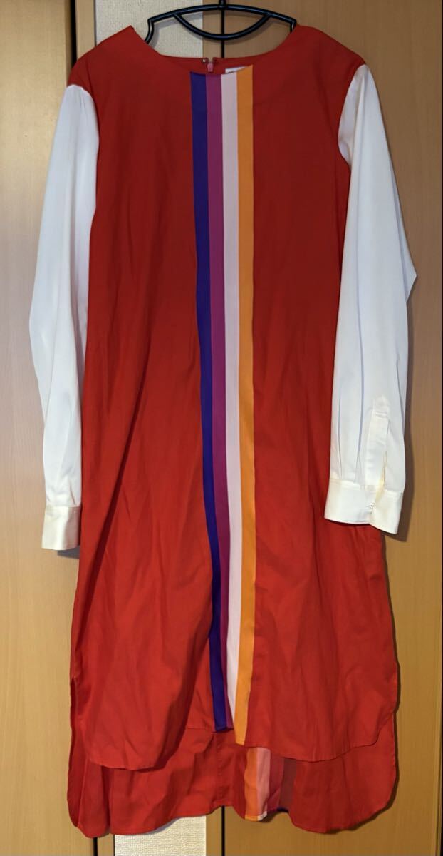◇使用頻度少なめ 美品◇ツモリチサト TSUMORI CHISATO ワンピース サイズ2 M 異素材組み合わせ◇ シャツ ワンピース◇拍卖