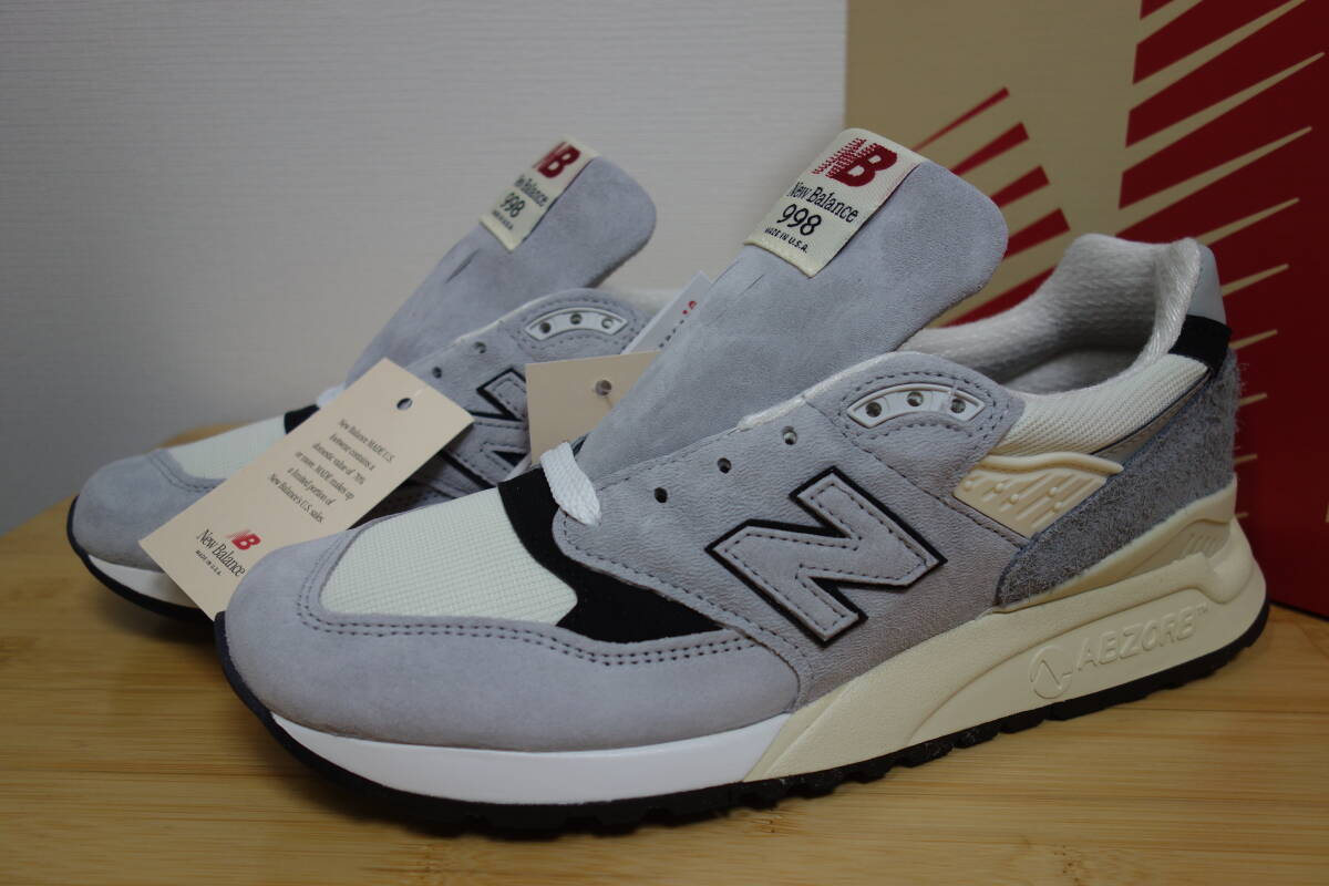 定価4万円 未使用 New Balance U998 GB 26cm USA 576 990 991 992 993 996 997 998 1300 1400 1500 UK NV GY GR v1 v2 v3 v4 v5 v6 限定拍卖