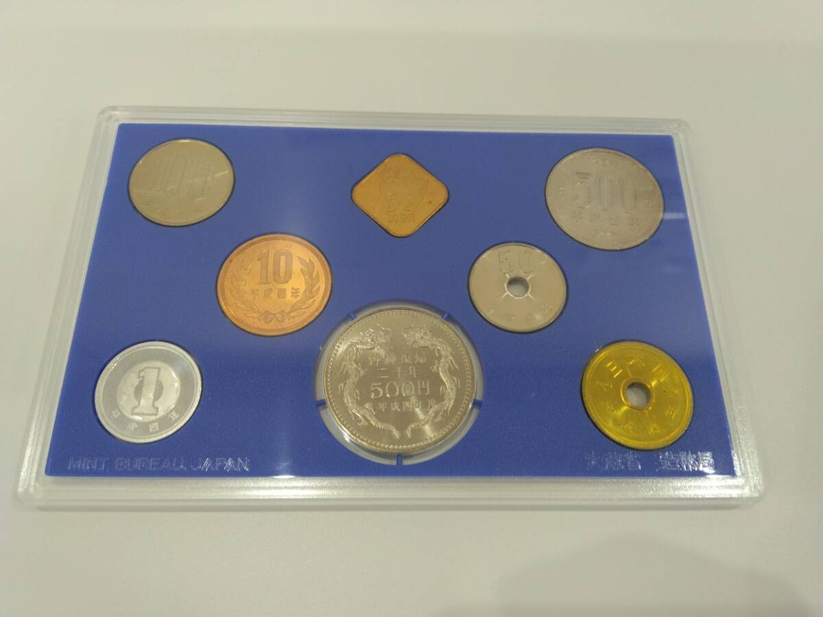 平成4年 沖縄復帰二十周年記念貨幣入り 貨幣セット拍卖