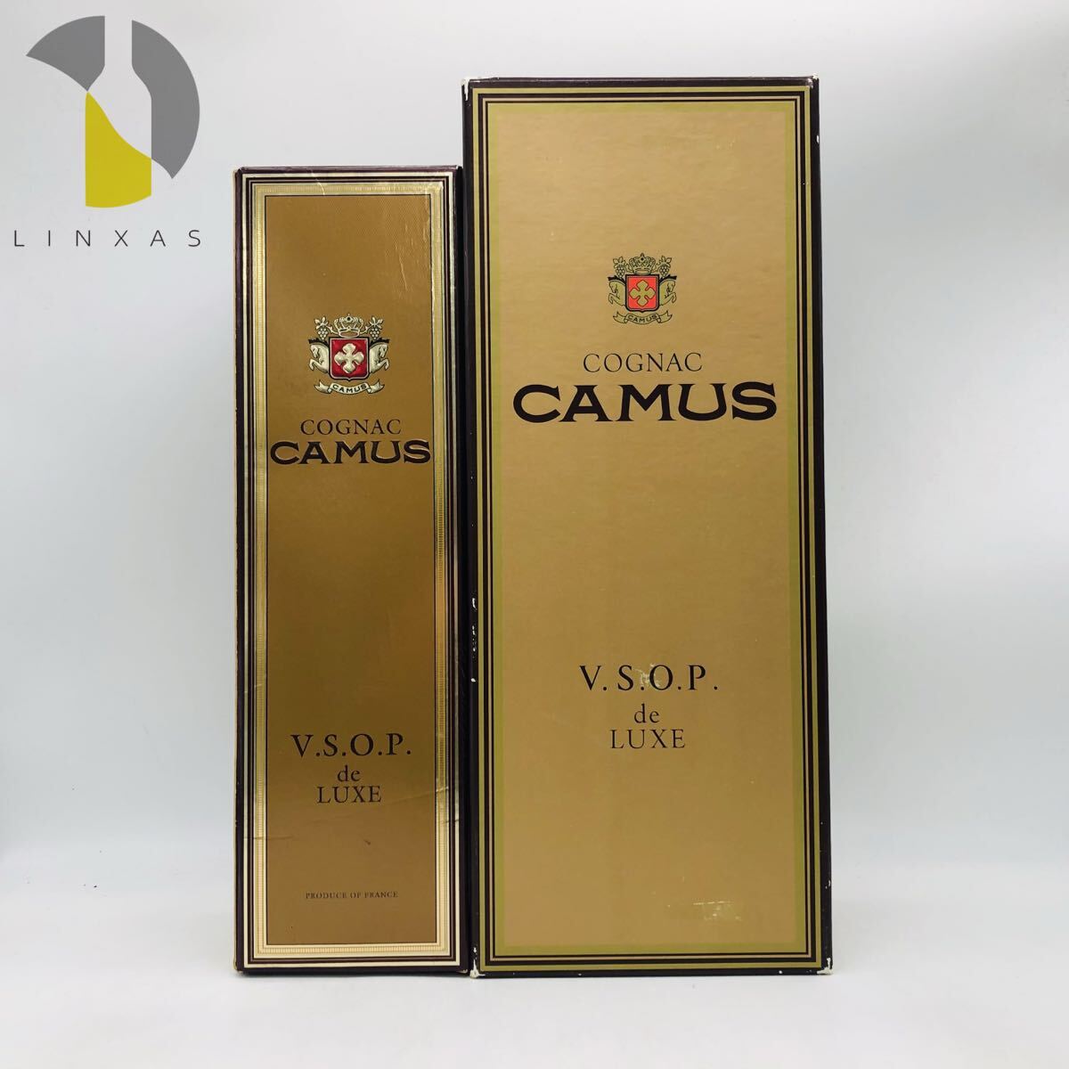 【未開栓】CAMUS カミュ デラックス VSOP COGNAC 2本セット まとめ売り 古酒 700ml 40% 箱付 AC0002554066拍卖
