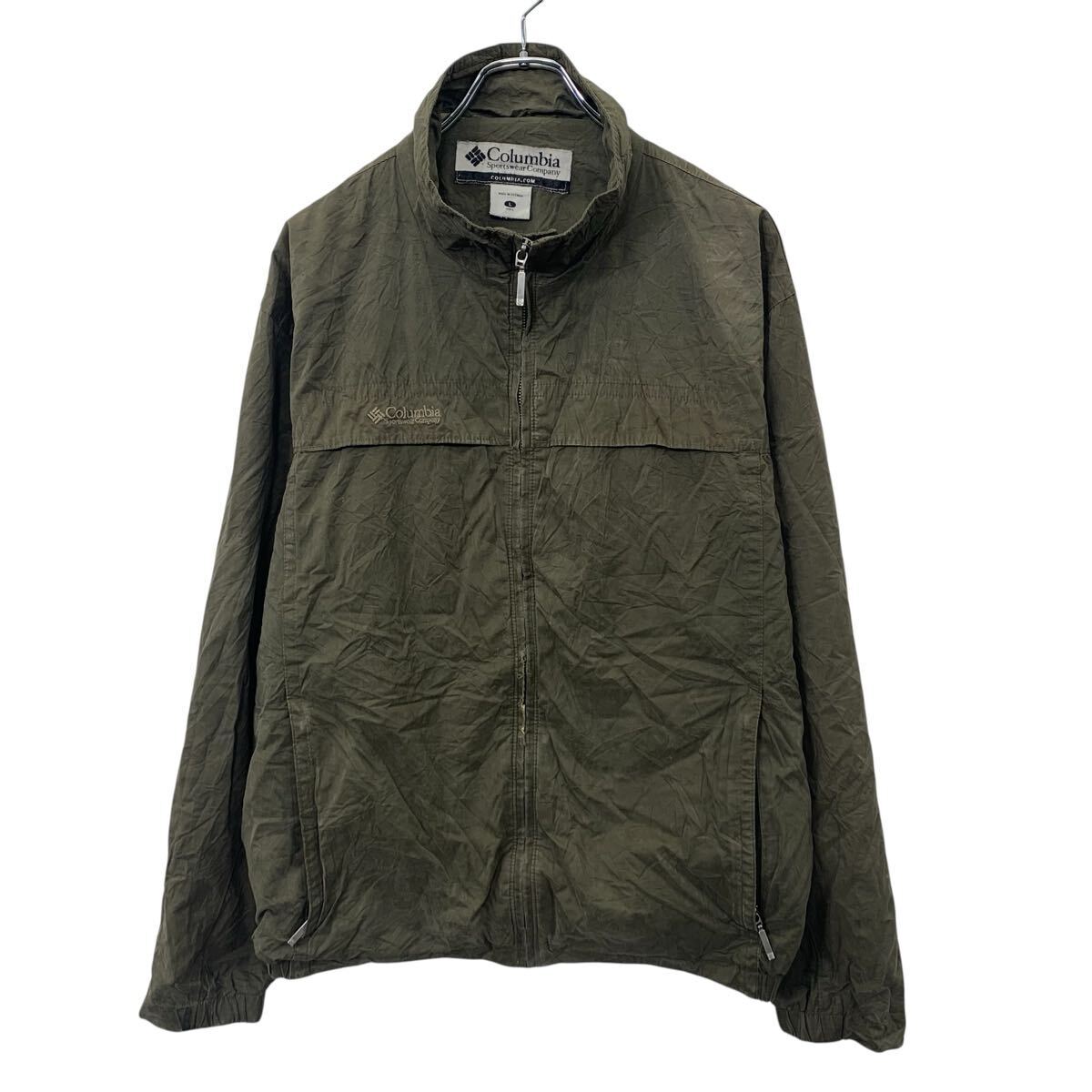 Columbia ジャケット L ダークブラウン コロンビア ジップアップ モックネック アウトドア アウター 古着卸 アメリカ仕入 a709-5782拍卖