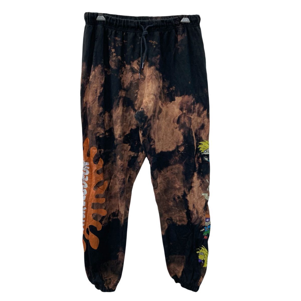 nickelodeon スウェットパンツ L マルチカラー ウエストゴム ニッケルオデオン タイダイ染め ボトムス 古着卸 アメリカ仕入 2509-439拍卖