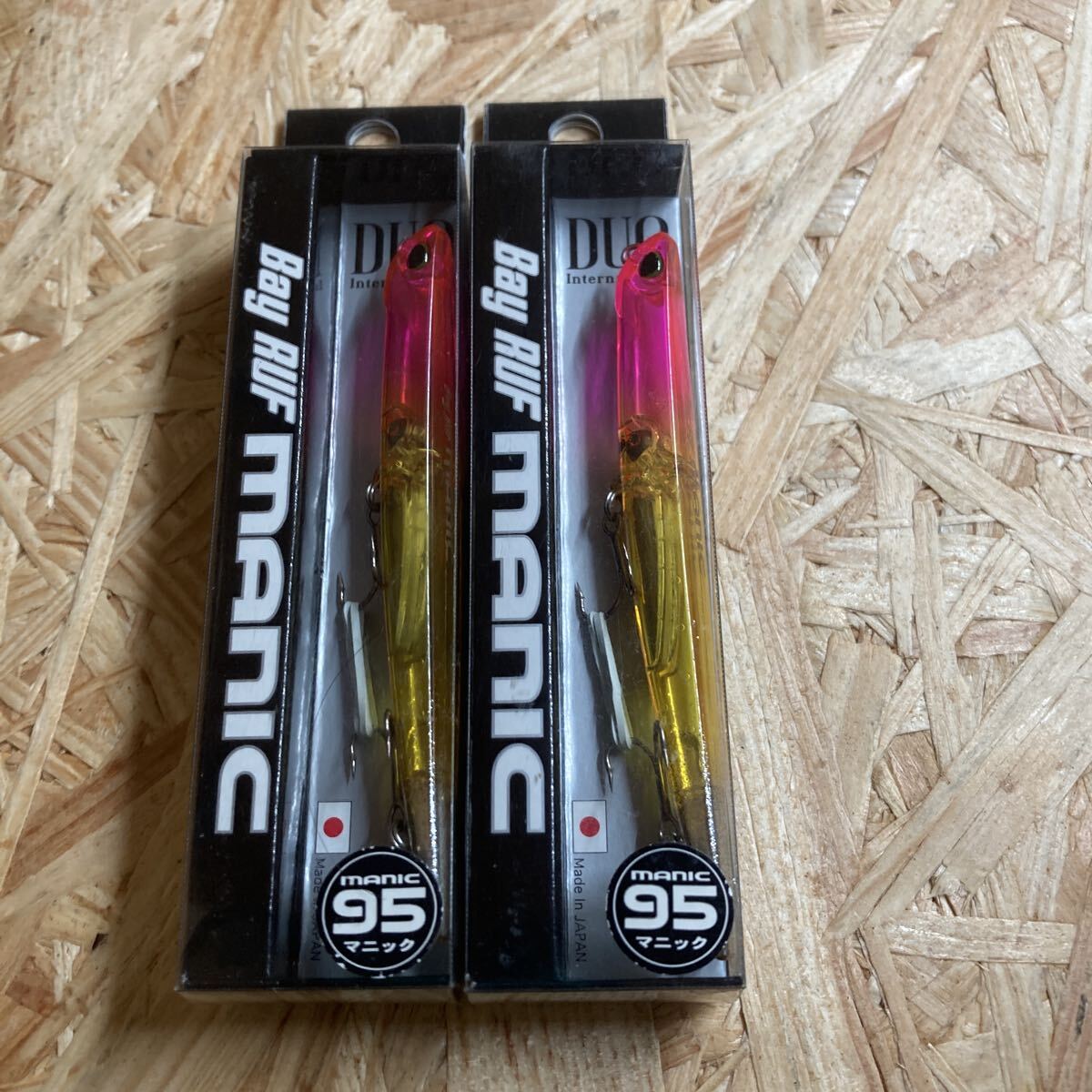 即決 2個セット 新品 マニック 95 ピンクスカッシュLGテール BAYRUF MANIC まとめて取引可能拍卖