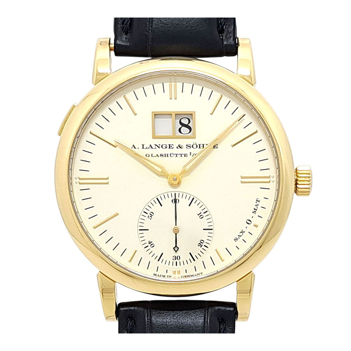 ランゲ&ゾーネ ランゲマティック ビッグデイト 308.021 自動巻き イエローゴールド メンズ A.LANGE&SOHNE 中古 【時計】拍卖