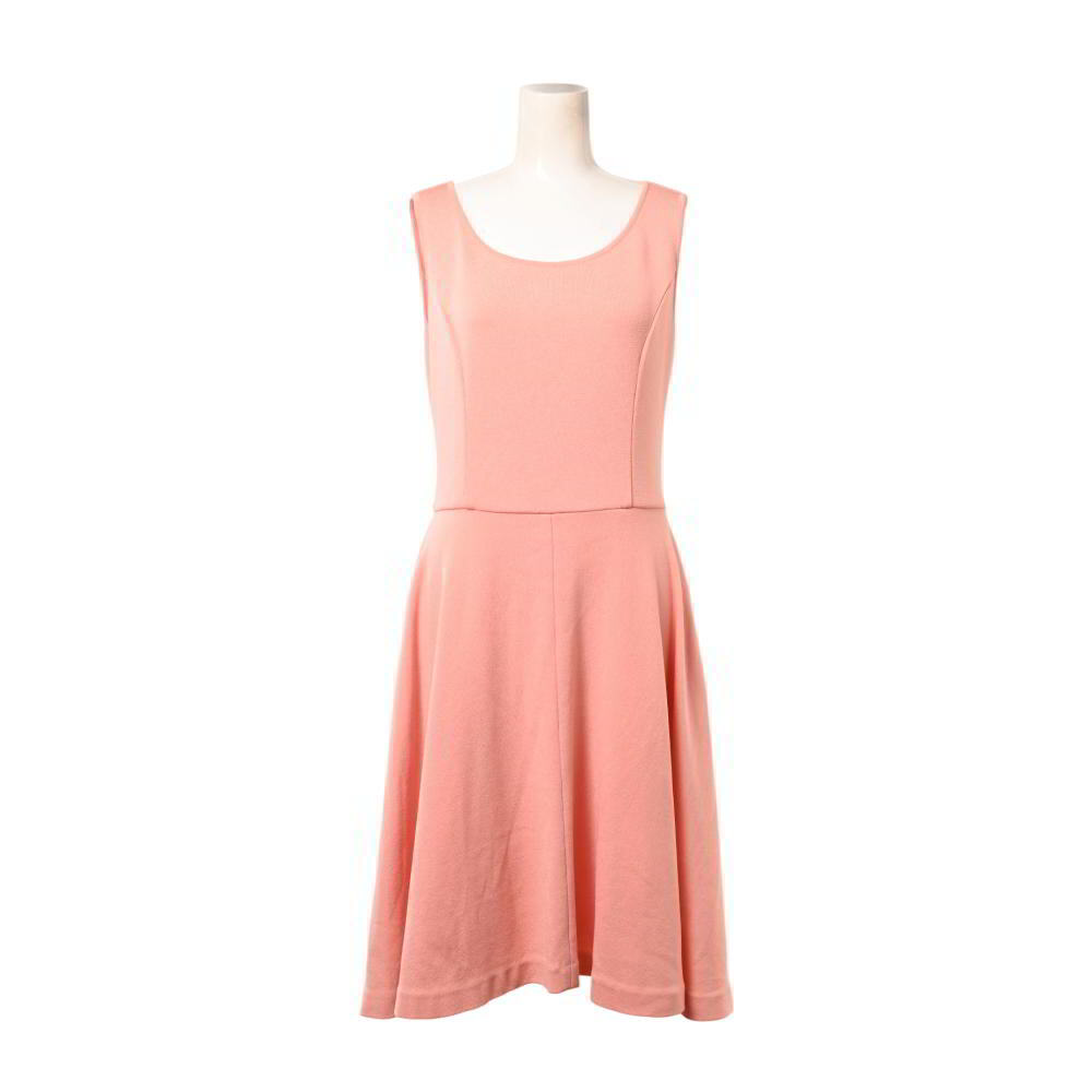 美品 Rene ニット フレア ワンピース 36 ピンク ルネ KL4Q2L2Q44拍卖