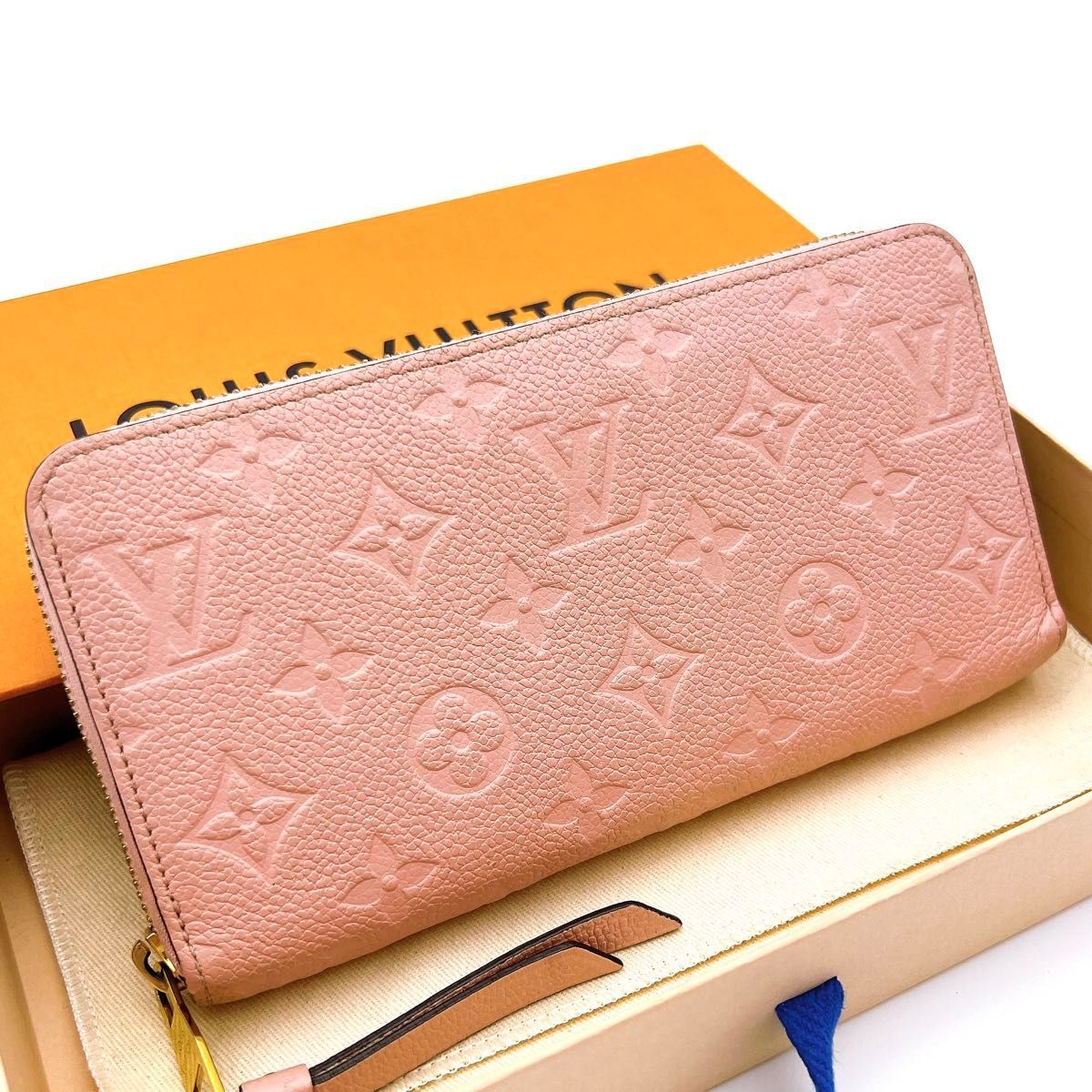 ルイヴィトン アンプラント ジッピーウォレット ローズプードル A507拍卖