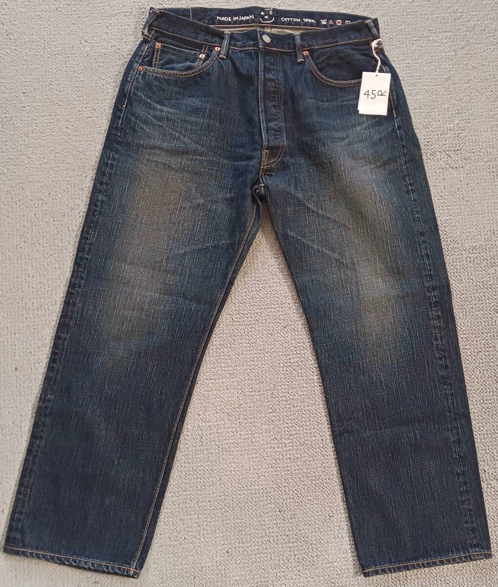 新品 タグ付き 45R 45rpm フォーティファイブアール デニム パンツ ジーンズ 34インチ拍卖