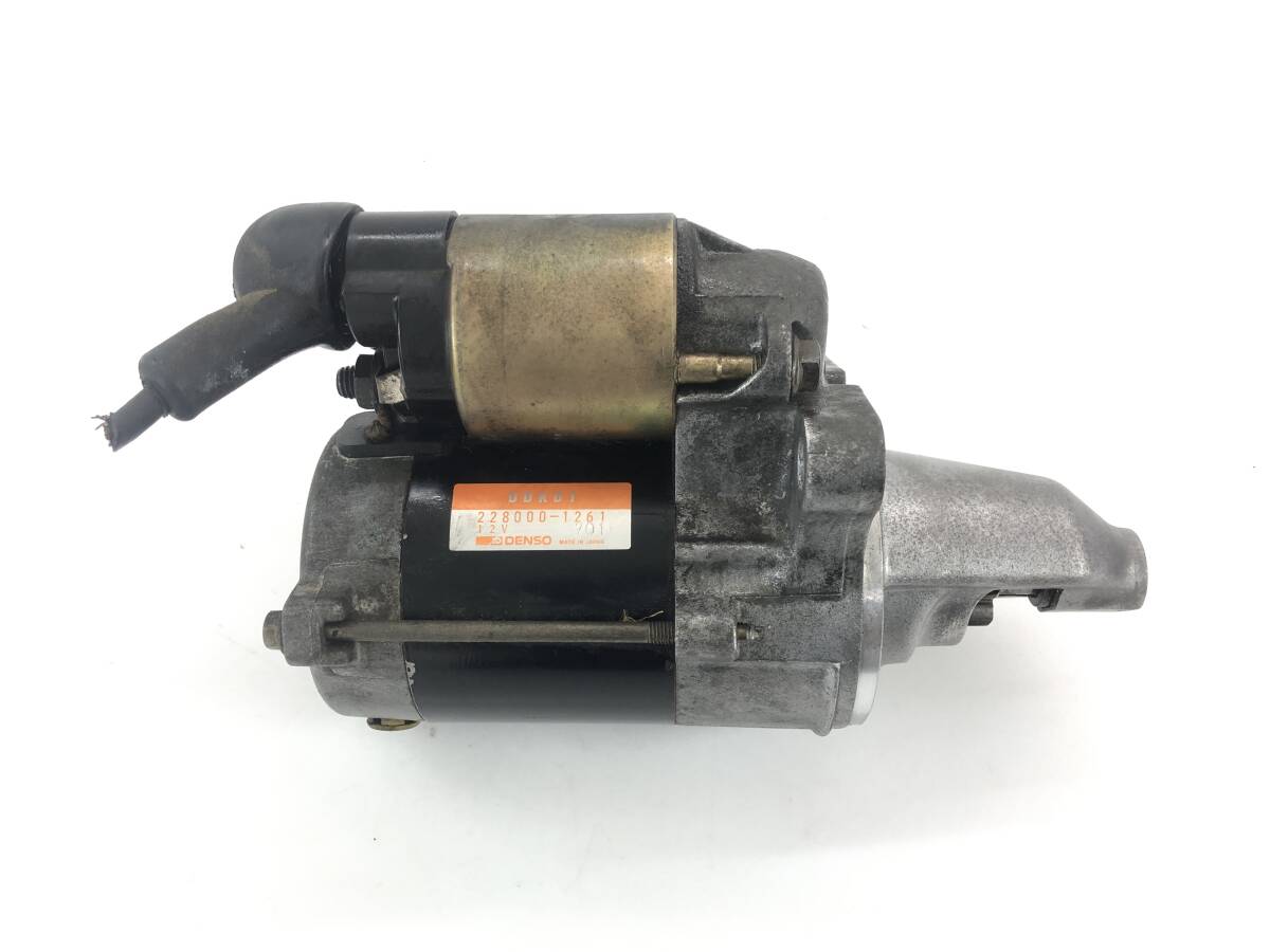 _b194103 ホンダ トゥデイ ハミングX JW3 セルモーター スターター DDKDT 228000-1261 E07A JA2 JA3 JW2 JW4拍卖