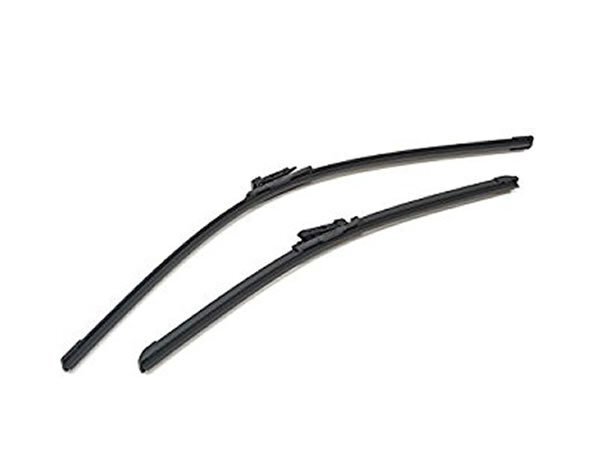 ビビり音/拭きムラ防止 エアロワイパーブレード ダイハツ ミラ モデルノ含む L200/210/500/502/510/512S ブラック 黒 2本 グラファイト加工拍卖